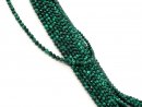 Facettierte, grüne Malachitperlen