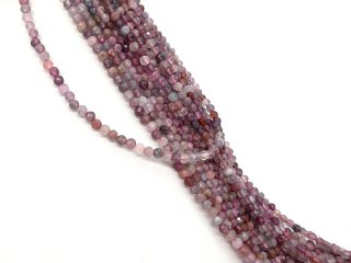 Facettierte, durchbohrte, bunte Spinell-Kugeln