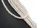 Petites perles de culture baroques percées blanches