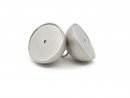925er Silber, Magnetschließe - Kugelform, matt gebürstet, 14 mm /3555