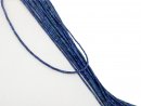Durchbohrte Lapis-Zylinder in Blau