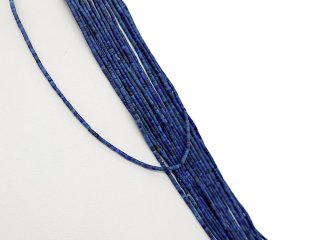 Durchbohrte Lapis-Zylinder in Blau