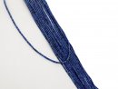 Durchbohrte Lapis-Zylinder in Blau