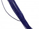 Durchbohrte Lapis-Zylinder in Blau