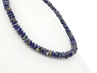 Pierced lapis lazuli beads