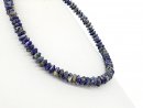 Pierced lapis lazuli beads