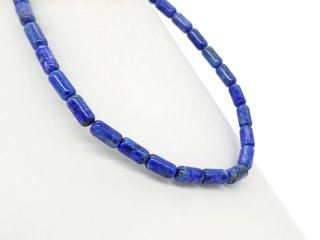 Durchbohrte Lapis-Zylinder in Blau