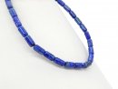 Durchbohrte Lapis-Zylinder in Blau