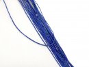 Durchbohrte Lapis-Zylinder in Blau