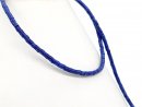 Durchbohrte Lapis-Zylinder in Blau