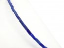 Durchbohrte Lapis-Zylinder in Blau