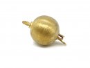 925 silver with gold plating, ball clasp, brushed finish,...