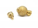 925 silver with gold plating, ball clasp, brushed finish,...