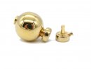 925 silver with gold plating, ball clasp, polished, 16 mm...