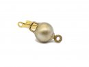 Gold-plated silver jewellery clasp