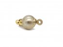 925 silver with gold plating, ball clasp, matt finish, 8...