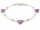 Armband - Mondstein, Zuchtperlen und Hämatit /R045