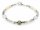Armband - Bergkristall, Labradorit, Zuchtperlen und Hämatit /R042