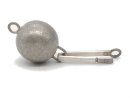 925/-Silber Schließe - rund 12 mm mattiert /3512