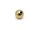 Gold element with hole for threading on pieces of jewellery