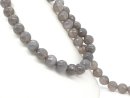 Sparkling Agate Gemstone Strand in gray