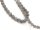 Sparkling Agate Gemstone Strand in gray
