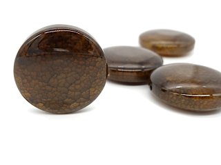 pierced agate disc