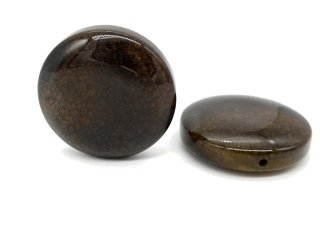 pierced agate disc
