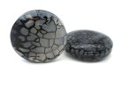 pierced agate disc