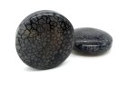 pierced agate disc