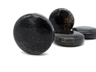 pierced agate disc