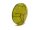 Agate – disc 38 mm, green, net pattern /R072
