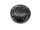 Agate – disc 46 mm, gray and black, net pattern /R076