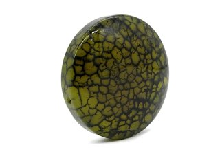 pierced agate disc
