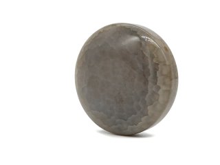 pierced agate disc