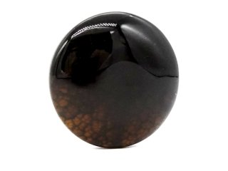 pierced agate disc