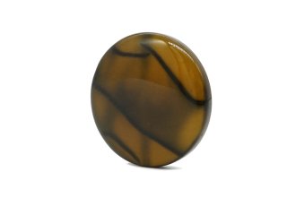 pierced agate disc