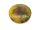 Agate – disc 40 mm, green, yellow and brown /R333