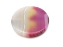 Agate – disc 41 mm, pink, yellow, white /R334