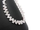 Gouttes de quartz rose percées