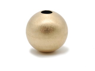 Gold 585 - sphere d. 10 mm, frosted /0010