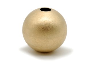 Gold 585 - sphere d.12 mm frosted /0012
