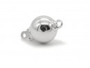 0127/ Clasp, white-gold, polished, 8 mm