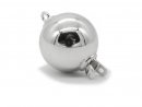Ball clasp - 585 white gold, 12 mm /0137