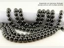Cordon - Perles de coquillage, noir, 14mm /1072