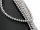 1117/ Shell pearls strand - silver-gray, 6 mm - 40,5 cm
