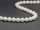 1177/ Shell pearls strand - white, 12 mm - 41 cm