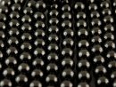 Cordon - Perles de coquillage, 12mm, anthracite /1224