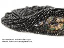 1455/ Onyx strand - faceted, 4 mm - 37,5 cm