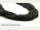 Cordon - Onyx, facett&eacute; 4mm, noir, 37,5cm /1455